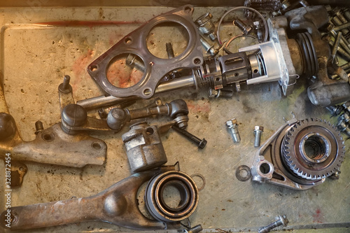 Auto parts sprocket shaft, gear