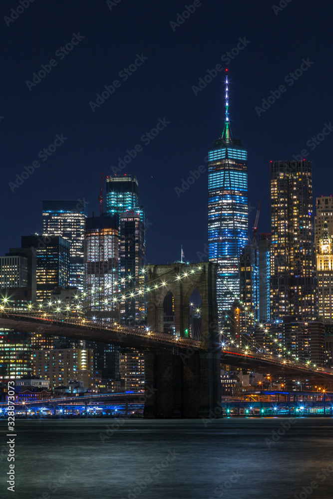 Naklejka premium Most Brookliński