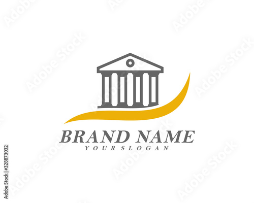 Creative government building logo template vector, Icon symbol