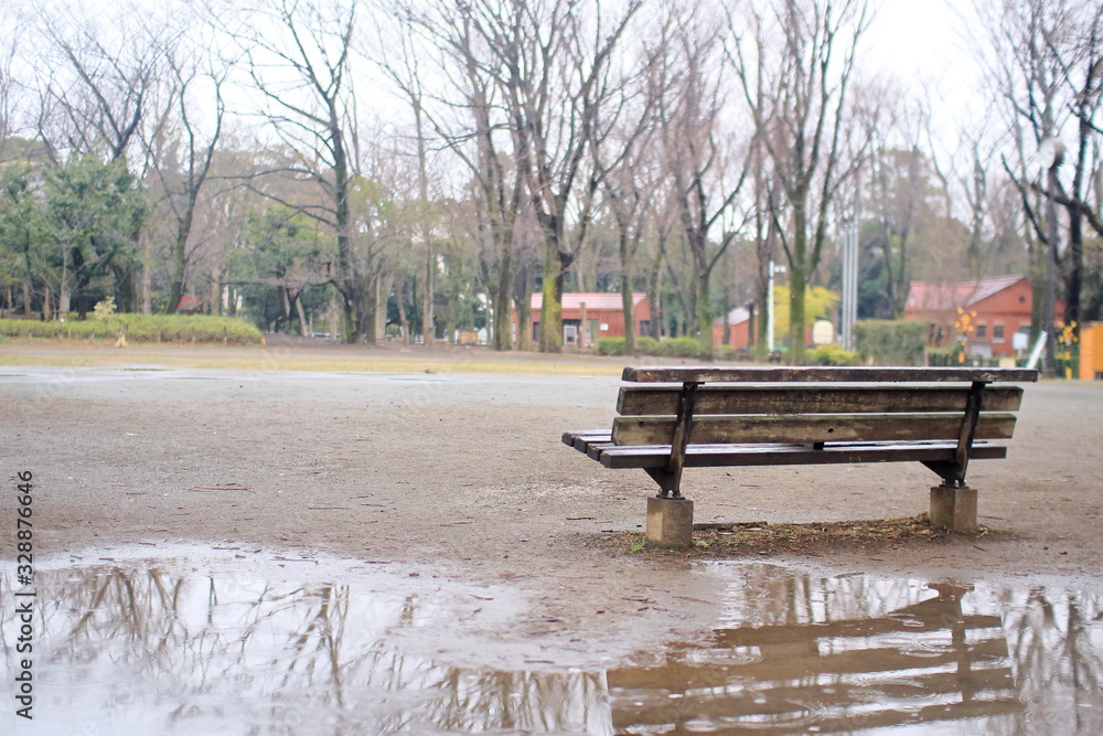 bench in the park