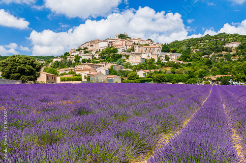Simiane la Rotonde, Provence, France. photo