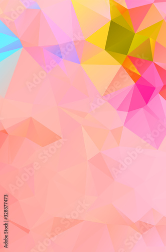 Light pink polygonal design pattern