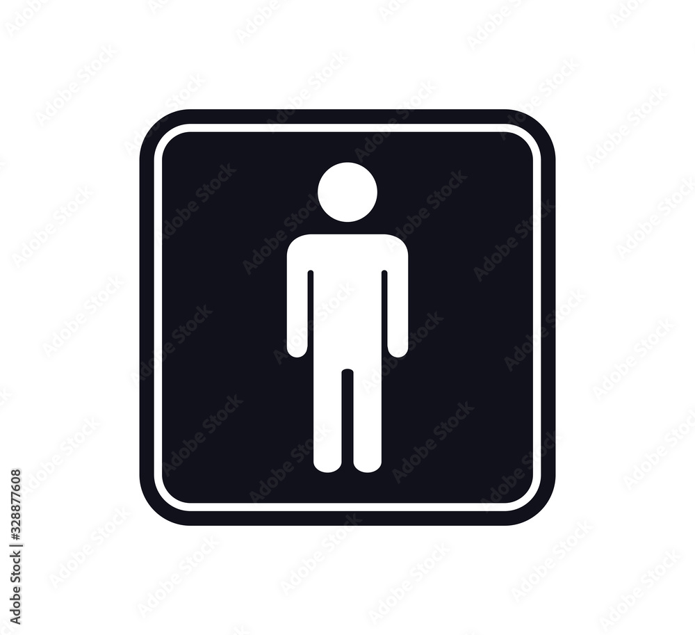 People icon ,toilet sign vector logo template People icon ,toilet sign vector logo template