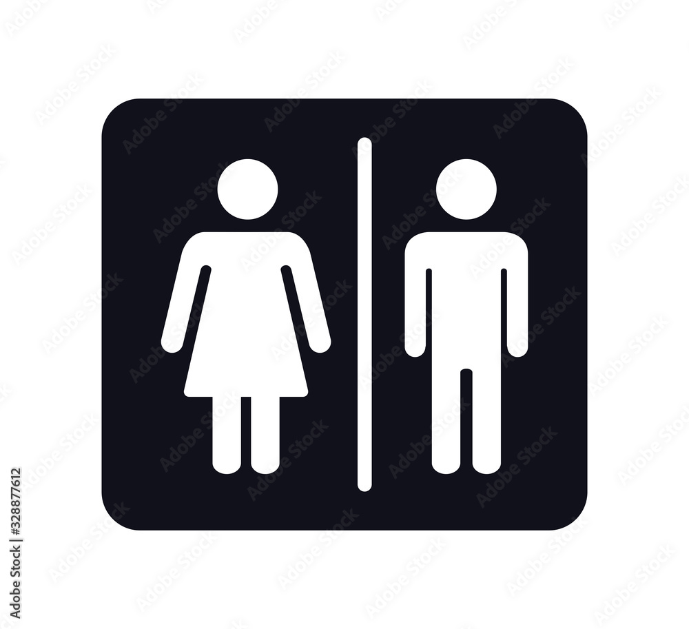People icon ,toilet sign vector logo template People icon ,toilet sign vector logo template