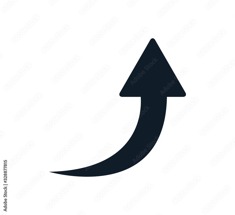 Arrow icon vector logo design template Arrow icon vector logo design template