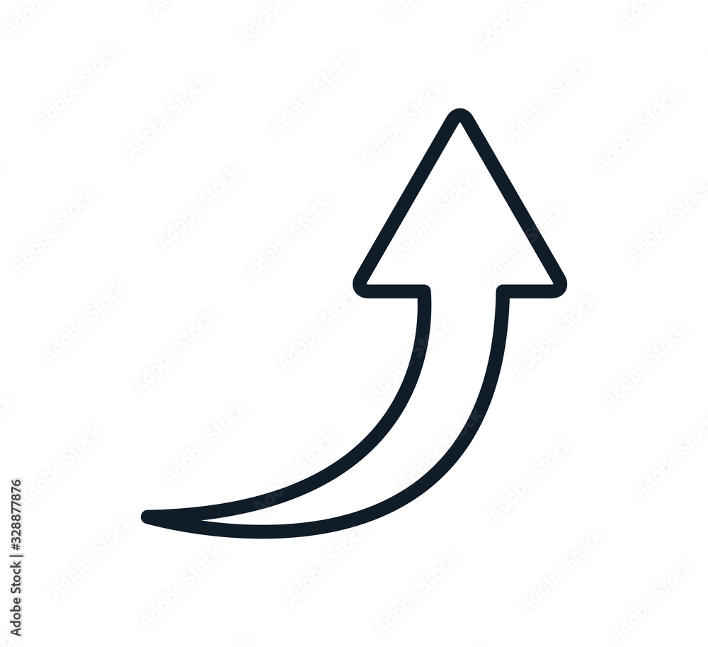 Arrow icon vector logo design template Arrow icon vector logo design template