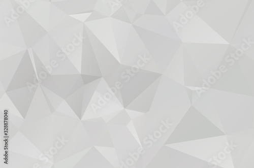 Abstract Lowpoly vector Gray background. Template for style design © prathum