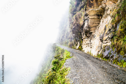  The Worlds Most Dangerous Road at altitude 4700 m , called 