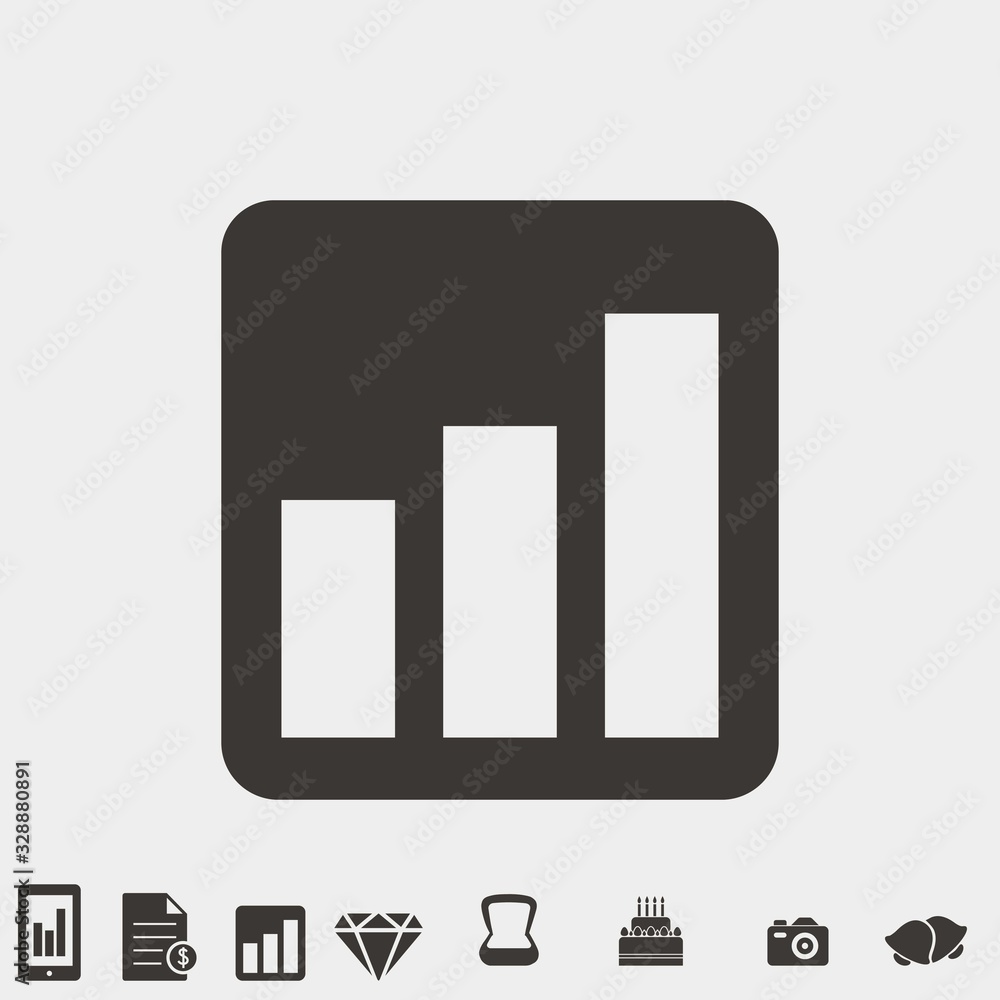 graph bar chart vector icon with free icons graph bar chart vector icon with free icons
