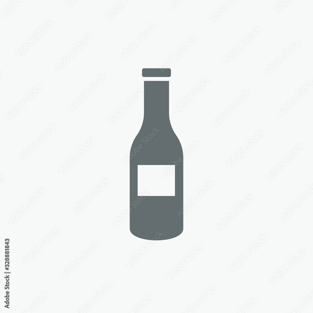sauce bottle vector icon spices sauce bottle vector icon spices