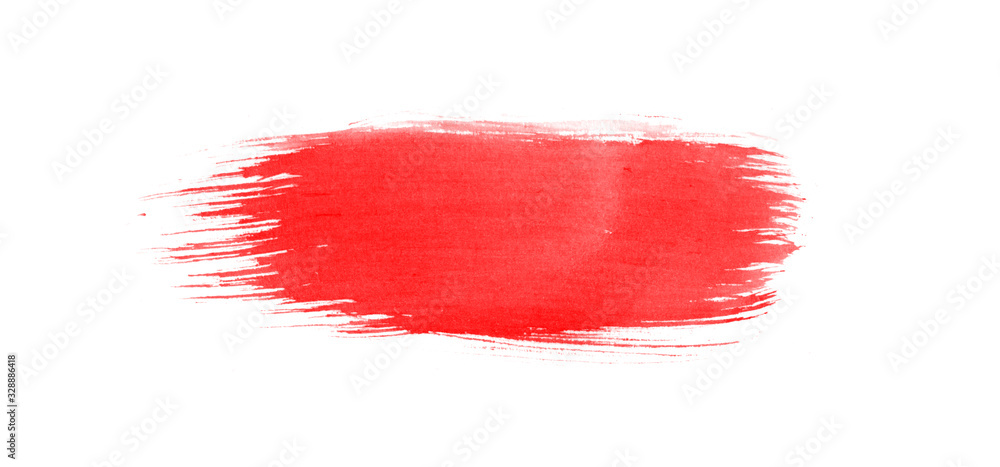 Beautiful red paint stroke brush background Beautiful red paint stroke brush background