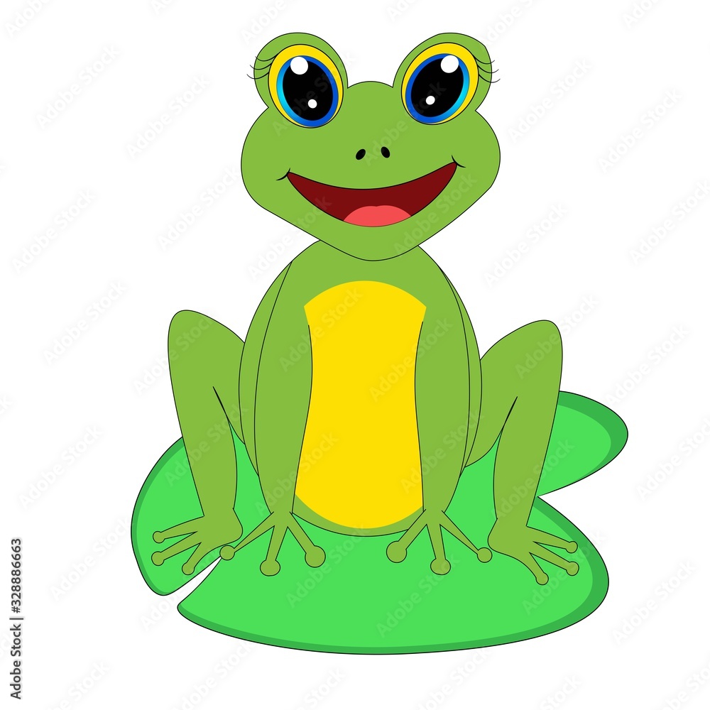 cute frog illustration nursery decor cute frog illustration nursery decor