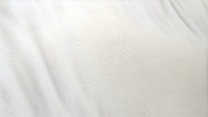 white flag cloth in full frame with selective focus. 3D Illustration of slight off white garment with clean natural linen texture for background banner or wallpaper use.