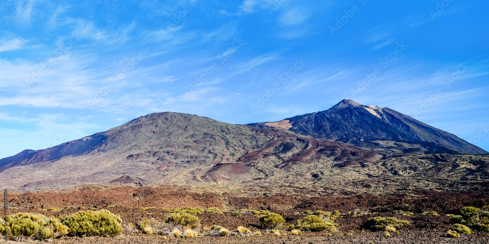 beautiful landscape of the Teide park in Tenerife