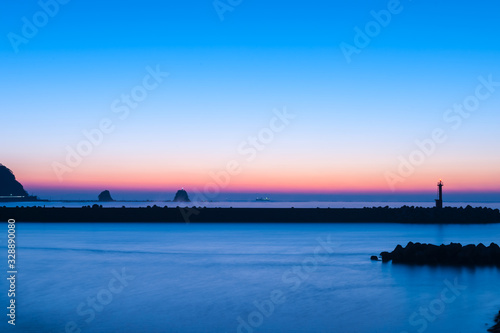 双名島の夜明け © Masayoshi Hirose