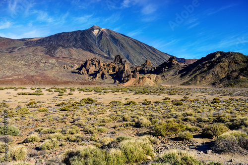 beautiful landscape of the Teide park in Tenerife