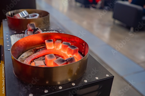 Coconut coals for hookah. C...