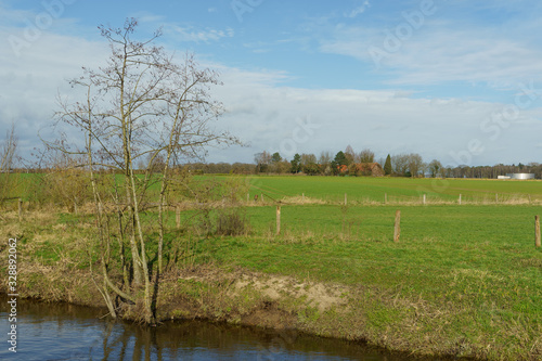 Der kleine Fluß Aa im Münsterlad