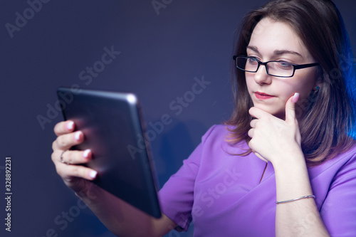 The girl in glasses thought...