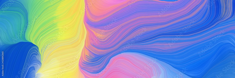 dynamic vibrant colored banner. abstract waves illustration with royal blue, burly wood and pastel green color dynamic vibrant colored banner. abstract waves illustration with royal blue, burly wood and pastel green color