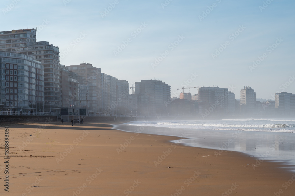 Naklejka premium Beautiful Gijon