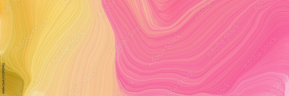 dynamic vibrant colored banner. modern soft swirl waves background illustration with pale violet red, khaki and golden rod color dynamic vibrant colored banner. modern soft swirl waves background illustration with pale violet red, khaki and golden rod color