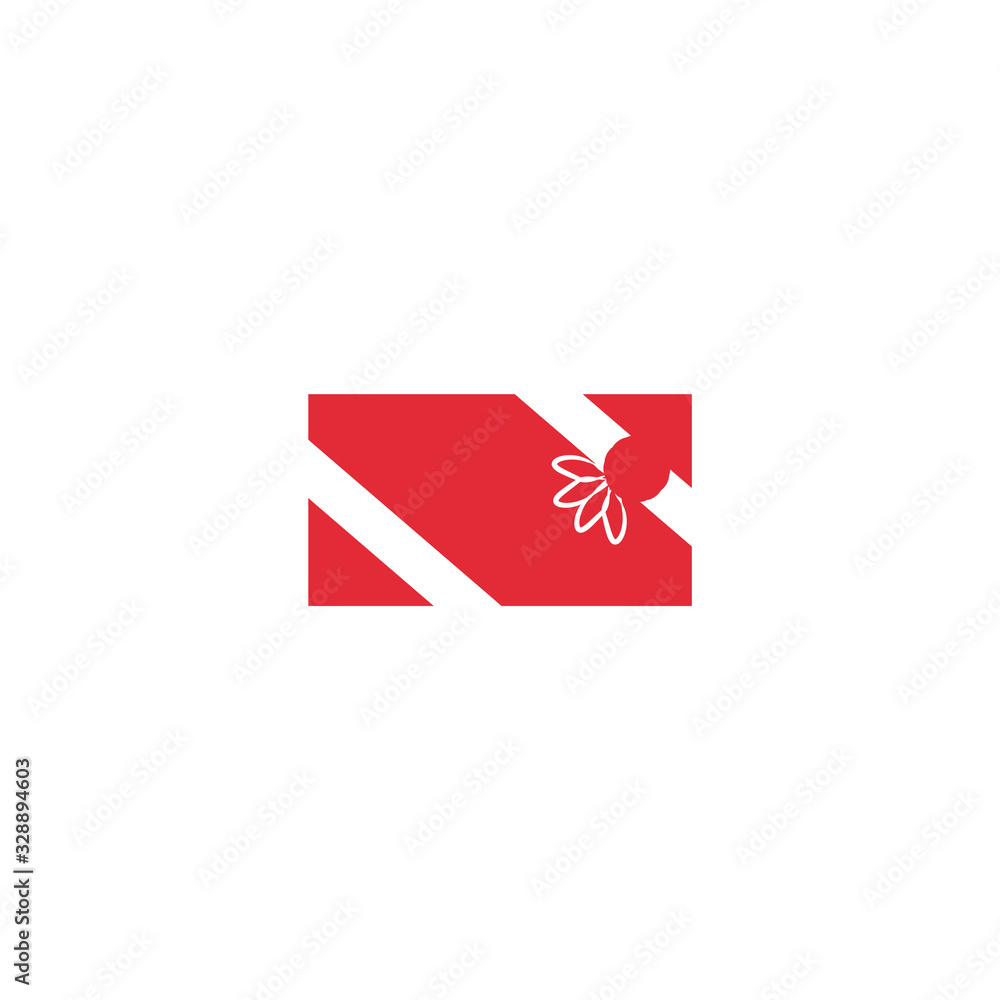 Fototapeta premium The icon of the gift. Icon for a holiday. Red on a white background.