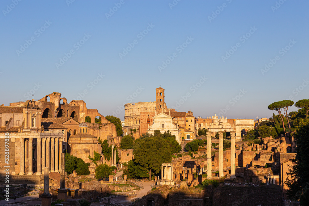 Ancient Rome, Imperial Fora and Colosseum, Italy