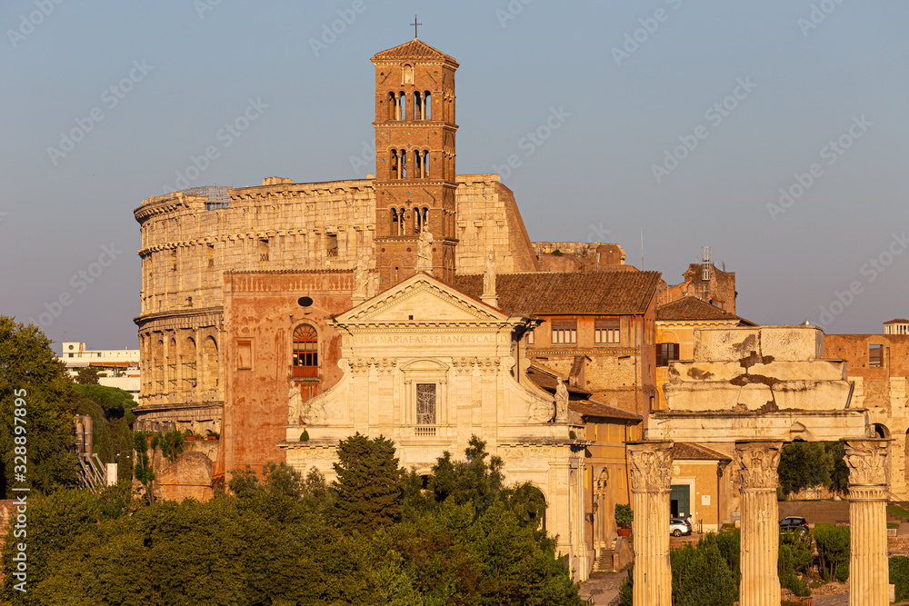 Ancient Rome, Imperial Fora and Colosseum, Italy