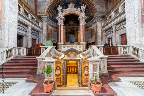 Basilica of Saint Praxedes, Rome, Italy photo