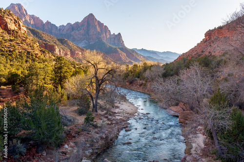 The Virgin River at Zion National Park