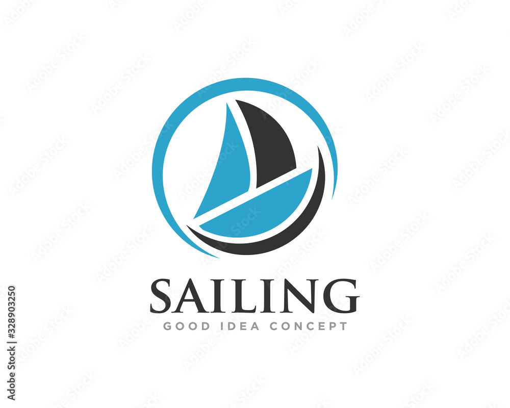Sailing Boat Logo Icon Design Vector Sailing Boat Logo Icon Design Vector