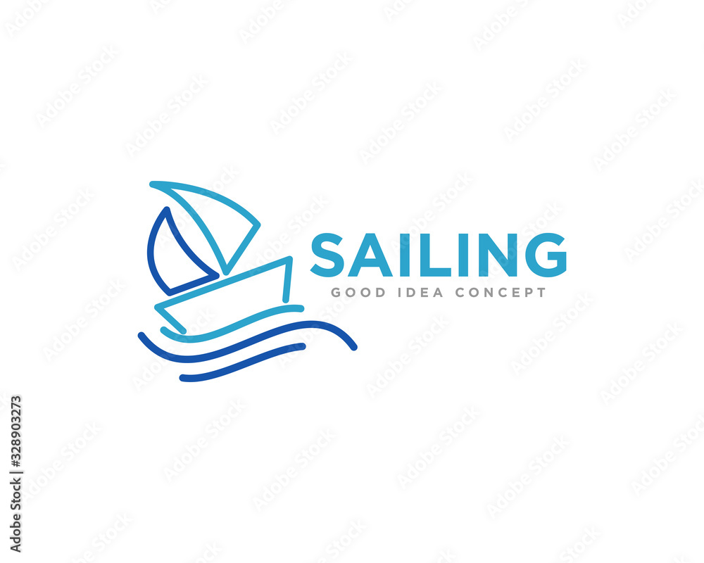 Sailing Boat Logo Icon Design Vector Sailing Boat Logo Icon Design Vector