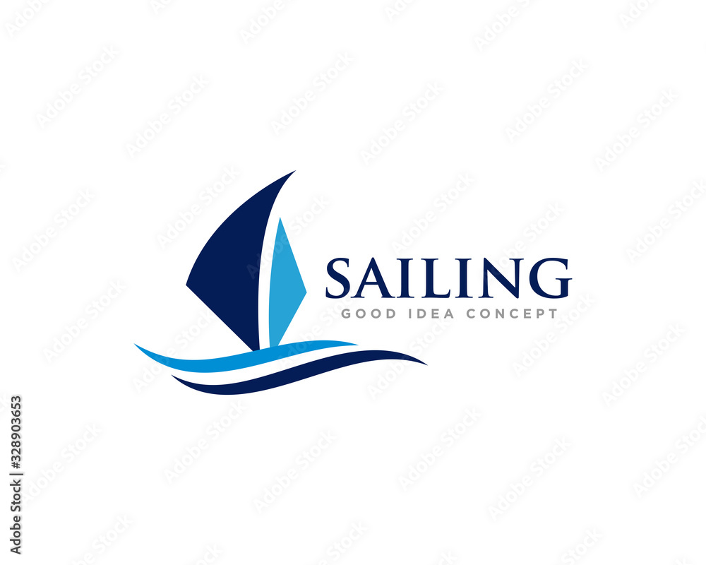 Sailing Boat Logo Icon Design Vector Sailing Boat Logo Icon Design Vector