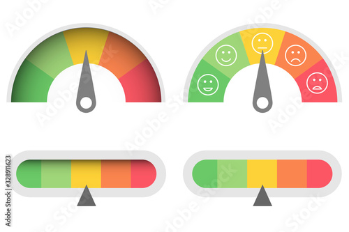 customer satisfaction quality icon review feedback vector