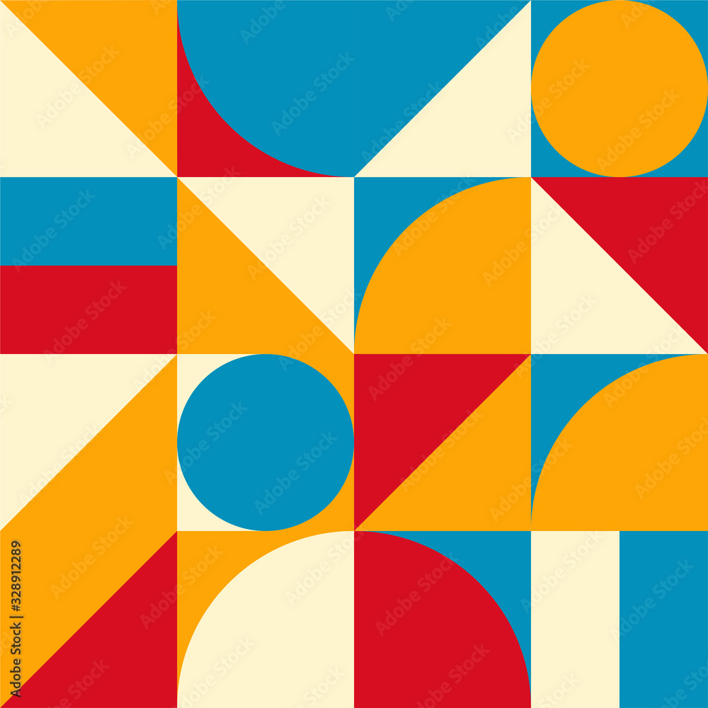abstract geometric pattern modern graphic design vector