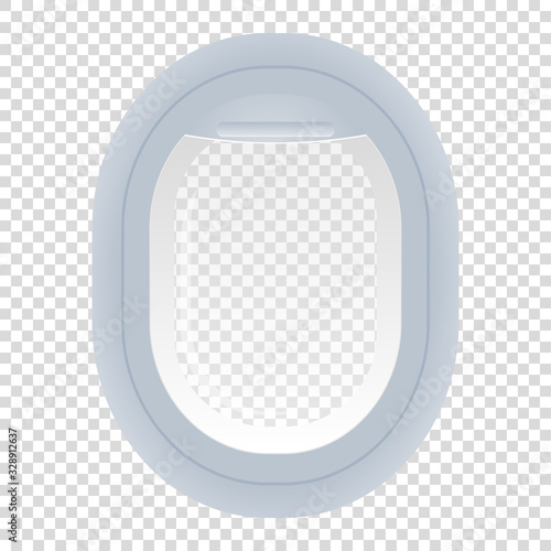 Mobileaircraft plane window isolated transparent background vector
