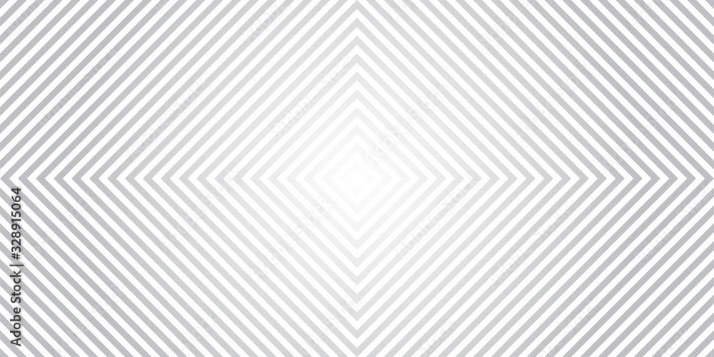 White Grey Stripes Geometric Center Abstract Background Vector - obrazy, fototapety, plakaty 