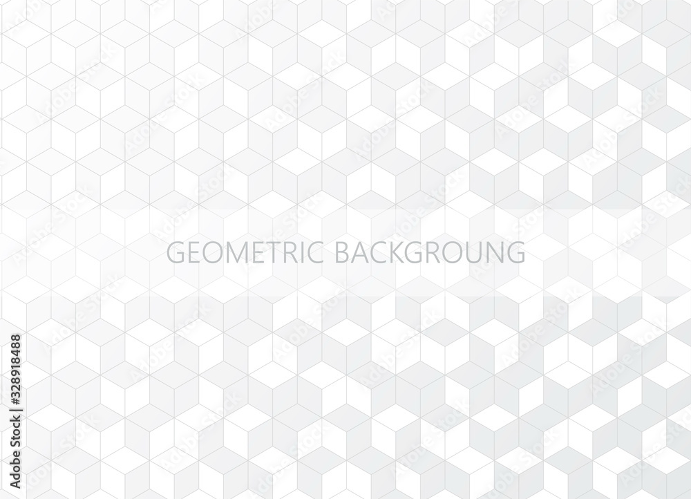 Abstract geometric gradient background rhombuses vector.