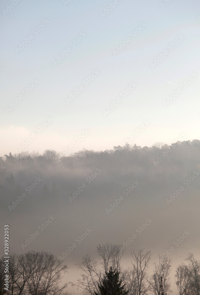 Landschaft im Nebel Landschaft im Nebel