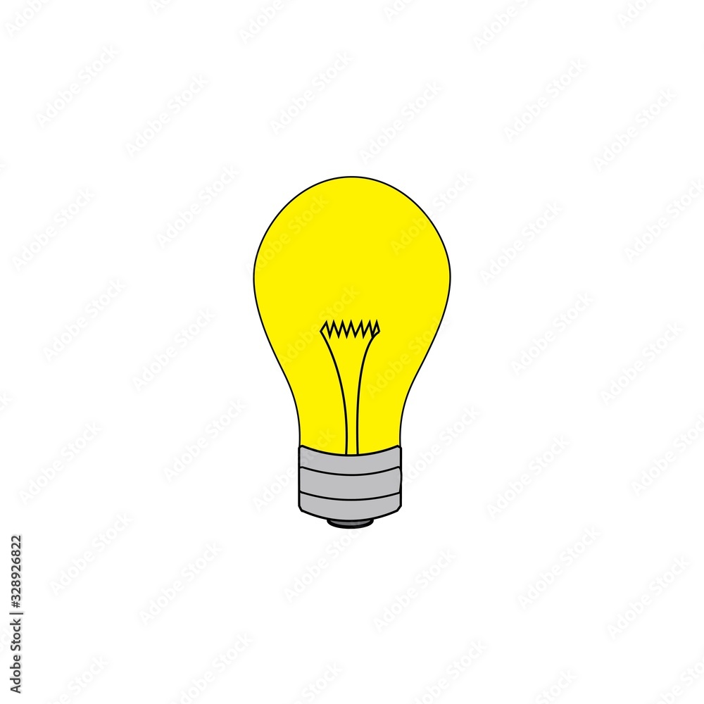 lamp logo icon design