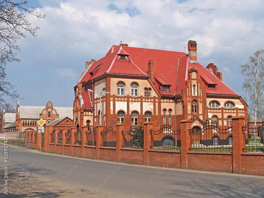 The territory of the naval base in Baltiysk. Kaliningrad region The territory of the naval base in Baltiysk. Kaliningrad region