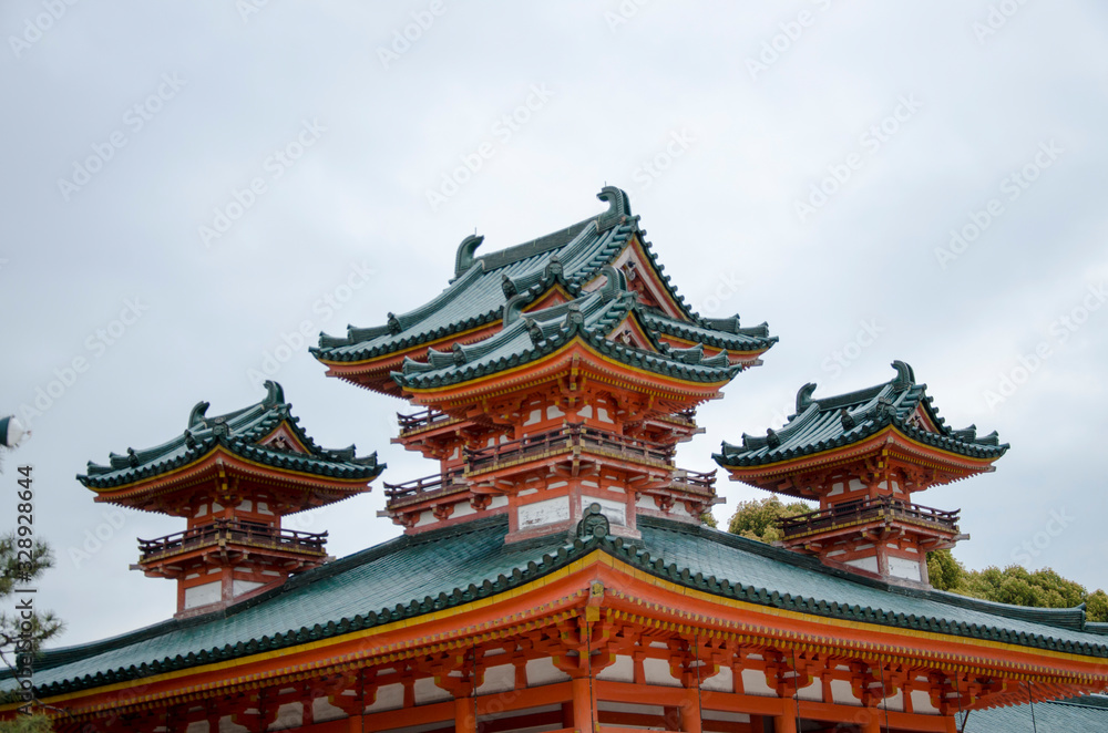 Heian Shrine Kyoto Japan landmark Heian Shrine Kyoto Japan landmark