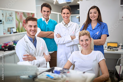 Group of medical workers together