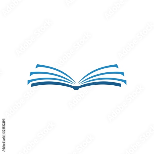 book logo, education book symbol for your company, vector icon 