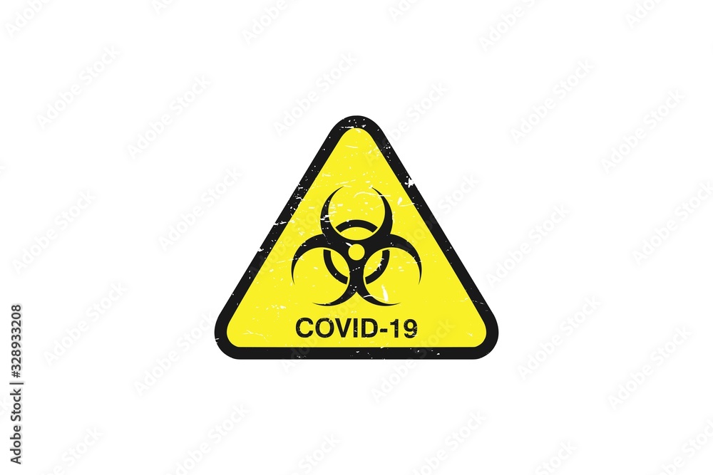 Warning corona virus sign on banner, Corona virus danger and public health risk disease and flu outbreak. Pandemic medical concept with dangerous cells.Vector illustration Warning corona virus sign on banner, Corona virus danger and public health risk disease and flu outbreak. Pandemic medical concept with dangerous cells.Vector illustration