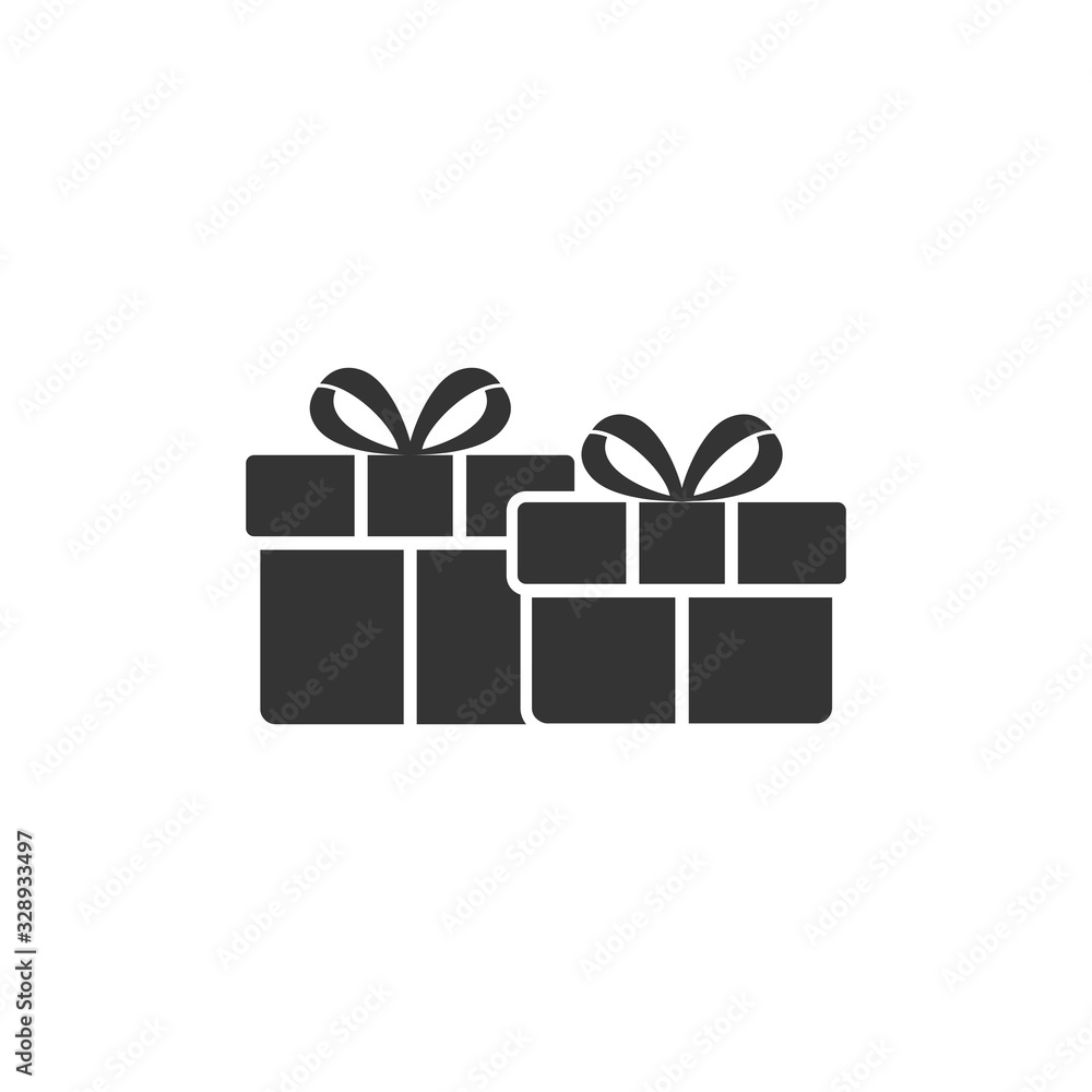 Obraz premium Gift Box icon , isolated on white background. Vector illustration.