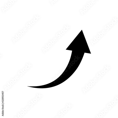arrow icon in trendy flat style