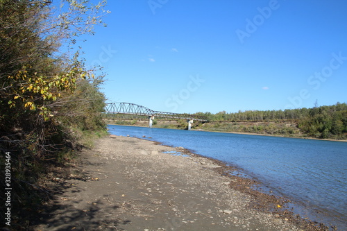 Wallpaper Mural Walking Along The River, Buena Vista Park, Edmonton, Alberta Torontodigital.ca