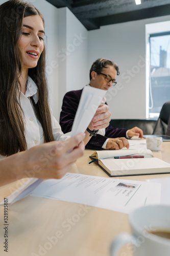 Woman recruiter looking for that special job applicant with the best first impression